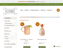 Tablet Screenshot of alchemade.com